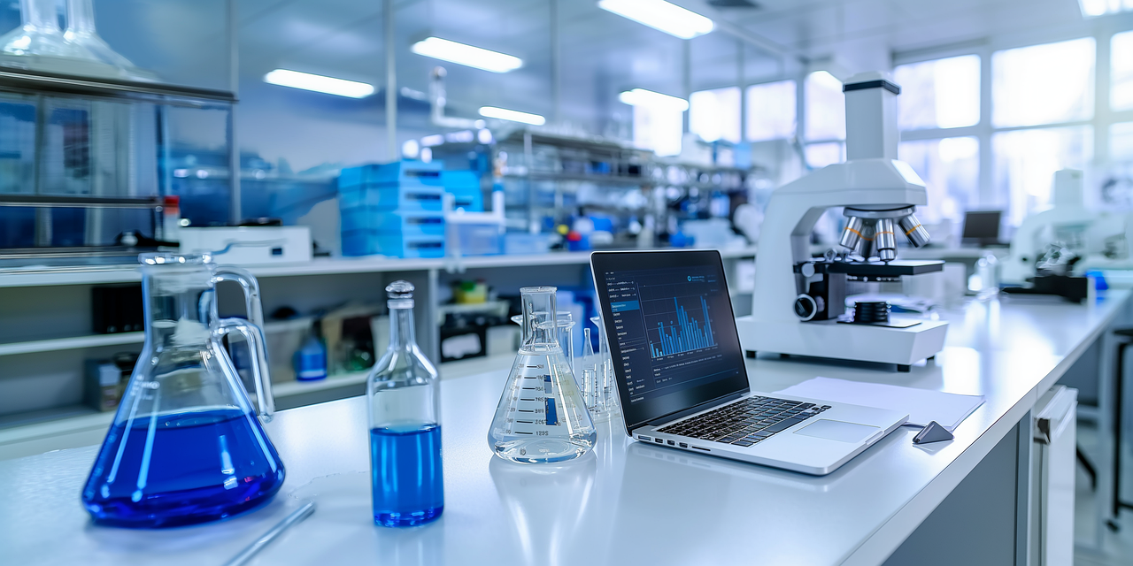 Laboratory analysis in progress